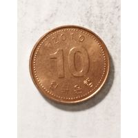Южная Корея 10 вон 2010
