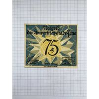 Нотгельд 75 пфеннигов Германия Йена-0501