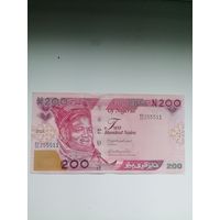 Нигерия 200 UNC c рубля