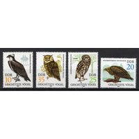 ГДР 1982. Хищные птицы  4 марки 2702