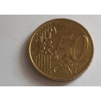 Франция 2001 50 евроцентов