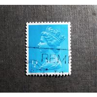 Марка Великобритания 1971 год Королева