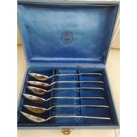 Ложки чайные серебро 875 пробы СССР Кубачи. Вес 153 гр.