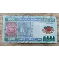 Werty71 Мавритания 1000 огуйя (угий) 2014 UNC полимер банкнота Рыба верблюд хижина башня