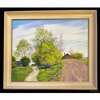 Акеньшин И.В "Весенний денёк", 2021г. Холст, масло. Размер 45х55 см.