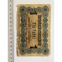 Германия 1 рубль 1916г.Познань.Немецкая оккупация.