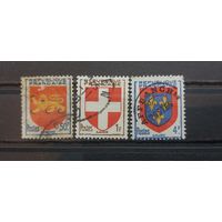 РАСПРОДАЖА ФРАНЦИЯ 1949г. Полная серия. Гаш.