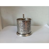 Подстаканник "Виноград".Мельхиор .СССР.