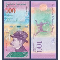 Венесуэла, 100 боливаров 2018 г., P-106 (22.03.2018, политик Самора Эсекиель), UNC