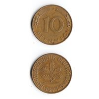 10 пфеннигов Германия 1973 года(G)
