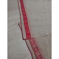 Намитка старинная домотканая,  лён