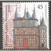 Германия. 500 лет мэрии Франкенберга. 2009г. Mi#2715.