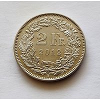 Швейцария 2 франка, 2012