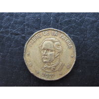 Доминикана. 1 песо. 2002. С 20 копеек. Распродажа коллекции. Смотрите другие лоты.