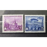 Германия, ГДР 1955 г. Mi.447-448 MNH** полная серия