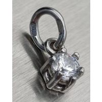 Кулон Капля Росы. Серебро.