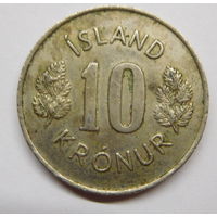 Исландия 10 крон 1980 г