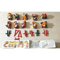 Серия киндер "Зайцы-лыжники", 1995 г. Полная серия.