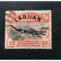 Великобритания. Лабуан\399с\  1900г Фауна  крокодил