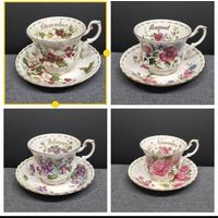 Винтажные фарфоровые кофейные пары Royal Albert