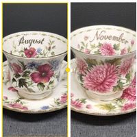 Винтажные фарфоровые кофейные пары Royal Albert