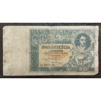 20 злотых Польша 1931 г.