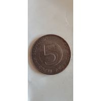 Словения 5 толар 1992