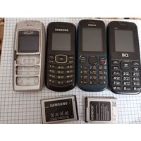 4 телефона на запчасти