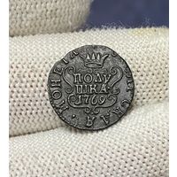 Полушка 1769 КМ Биткин R! UNC Сузунский монетный двор!