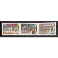ФФ5 КНДР 1973 Танцевальный ансамбль Иансудэ