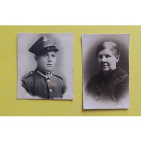 Фото "Жолнер", "Жена кочегара, с печатью и оттиском, с документа", Зап. Бел., 1920-1930-е гг., 7*5 см. Цена за единицу