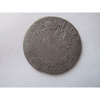 Россия для Польши 1 злотый 1818 IB Александр I красивая патина без МЦ