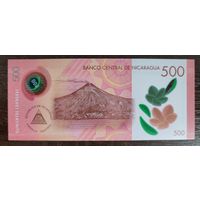 НИКАРАГУА 500 кордоба 2017 P-217a полимер UNC