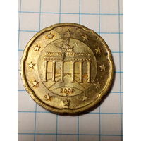 20 евроцентов Германия 2009 D  год