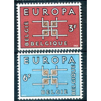 Бельгия - 1963г. - Europa CEPT - 2 марки - полная серия, MLH, MH [Mi 1320-1321]. #2-Be-54-B-1