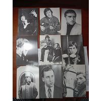 Полный Набор открыток - Владимр Высоцкий  , 1988 года . С 2 рублей .