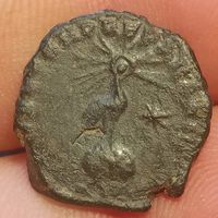 Древний Рим...Констанций II (337-361 гг. н.э.) Феникс на Земном шаре...