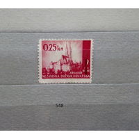 Марки. Хорватия. Рейх. Война. 1942 год.