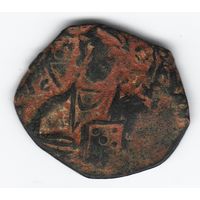 Византийская империя Фоллис анонимный (40 нуммий) XI в. Н.Э. ЛС - Бюст Иисуса Христа в фас. ОС - Надпись "Иисус Христос - царь царей" в углах креста