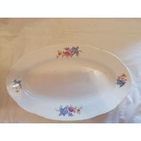 Блюдо овальное редкое Будянск