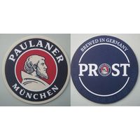 Подставка под пиво Paulaner /Германия/.