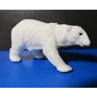 Белый медведь(твёрдый пластик),СССР,70- е годы-3