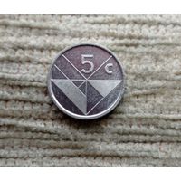 Werty71 Антильские острова Аруба 5 центов 1986