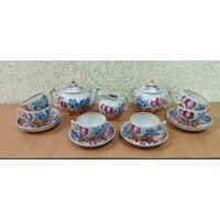 Сервиз чайный (15 предметов) Вербилки. СССР