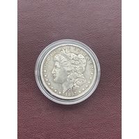 США 1 доллар 1887 года. Морган. Серебро