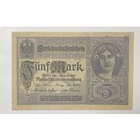 Германия 5 марок 1917