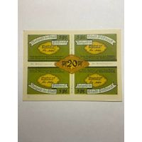 20 пфенингов (нотгельды) г. Германия.-1012