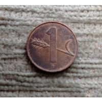 Werty71 Швейцария 1 раппен 1958 рапп