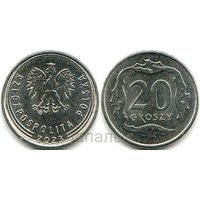 Польша 20 грошей 2023