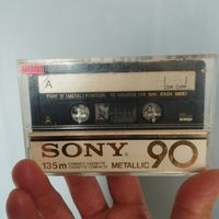 SONI Metallic 90 Japan Винтажная  аудиокассета SONI  Тип 4